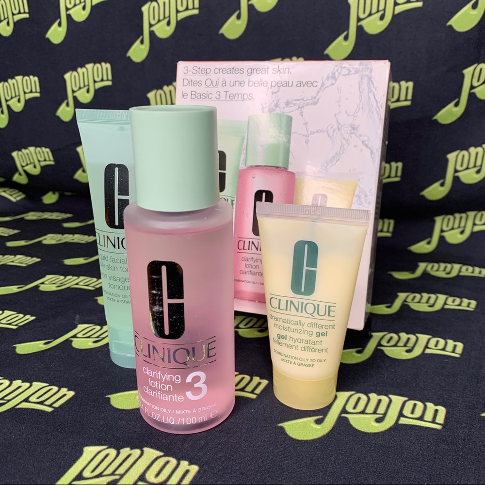 Clinique 3-Step Skin Care Combination System